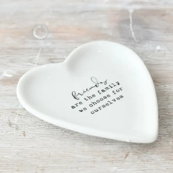 Herzschmuckschale Freunde sind....