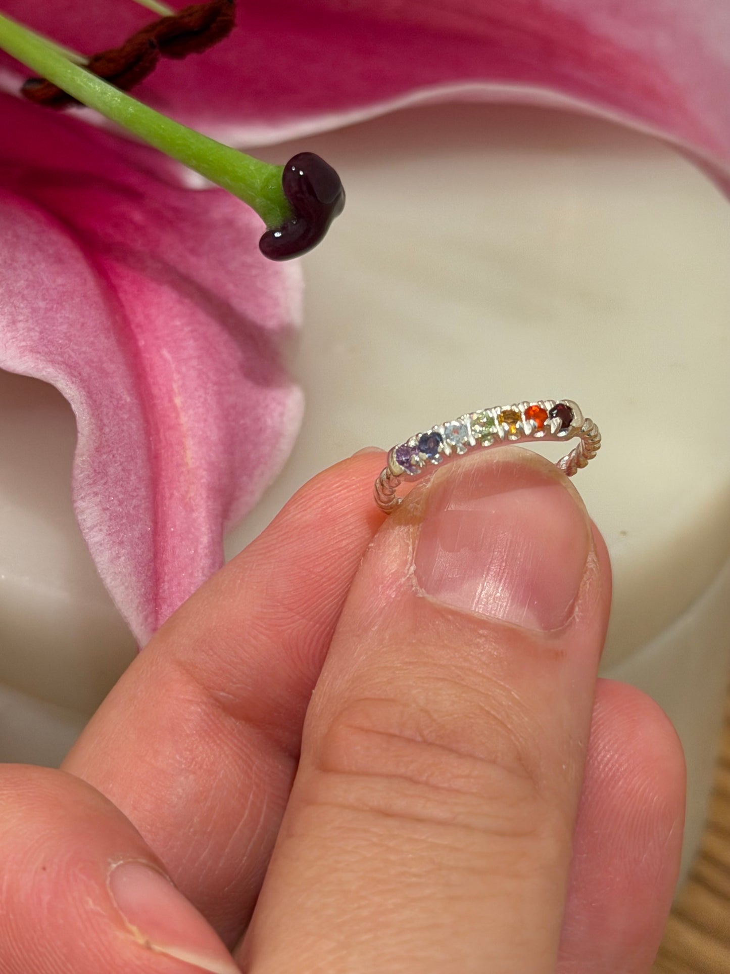 Silberring von Argento Furioso: Harmonie der Chakren am Finger