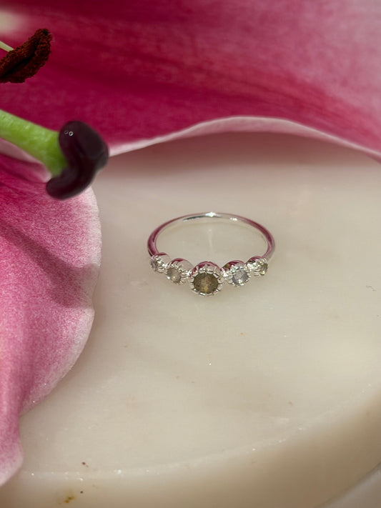 Silberring Argento Furioso mit Mondstein