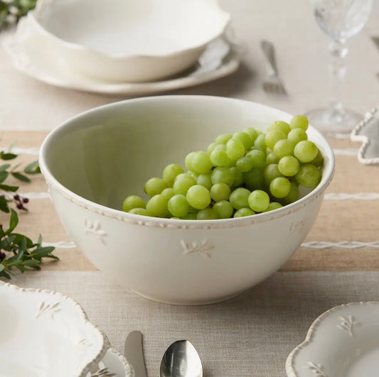 Grosse Schüssel der Heritage Steingut Kollektion