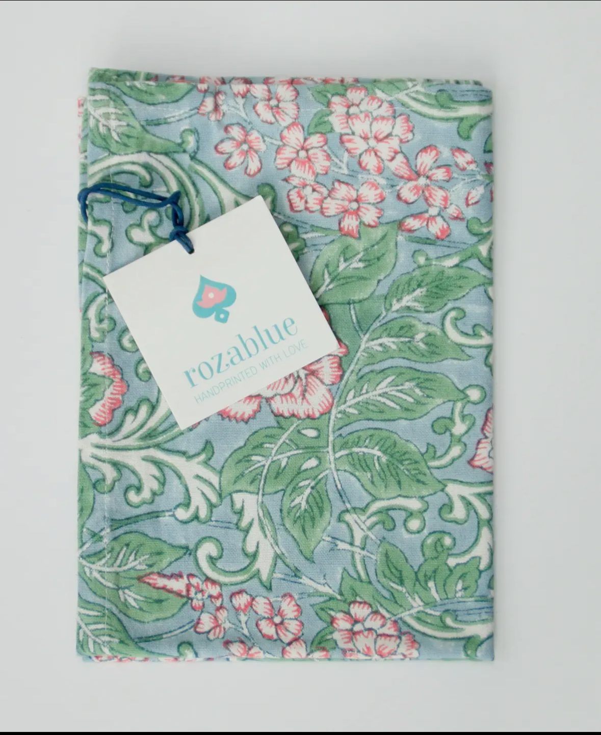 Geschirrtuch Grün florales Muster Rozablue