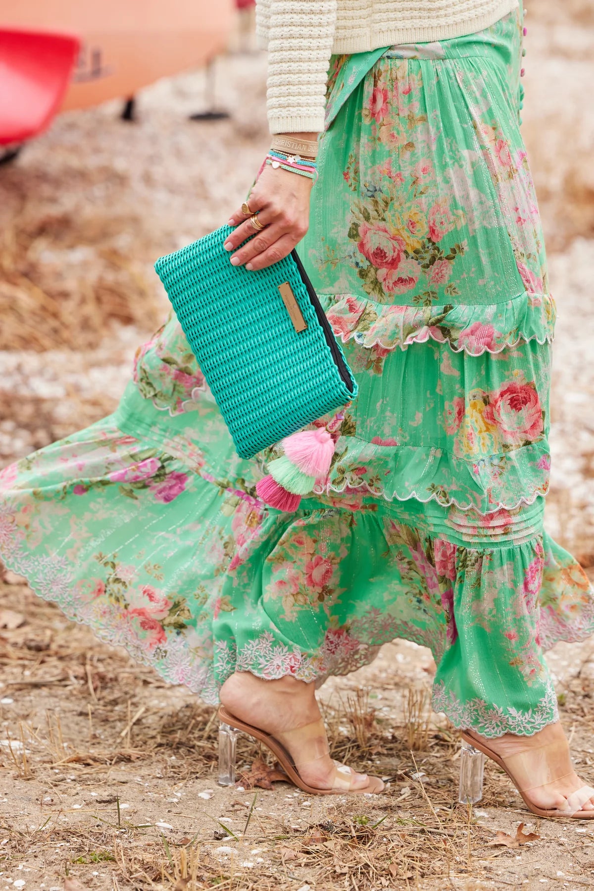 Clutch Squeeze The Citron in Jade farben