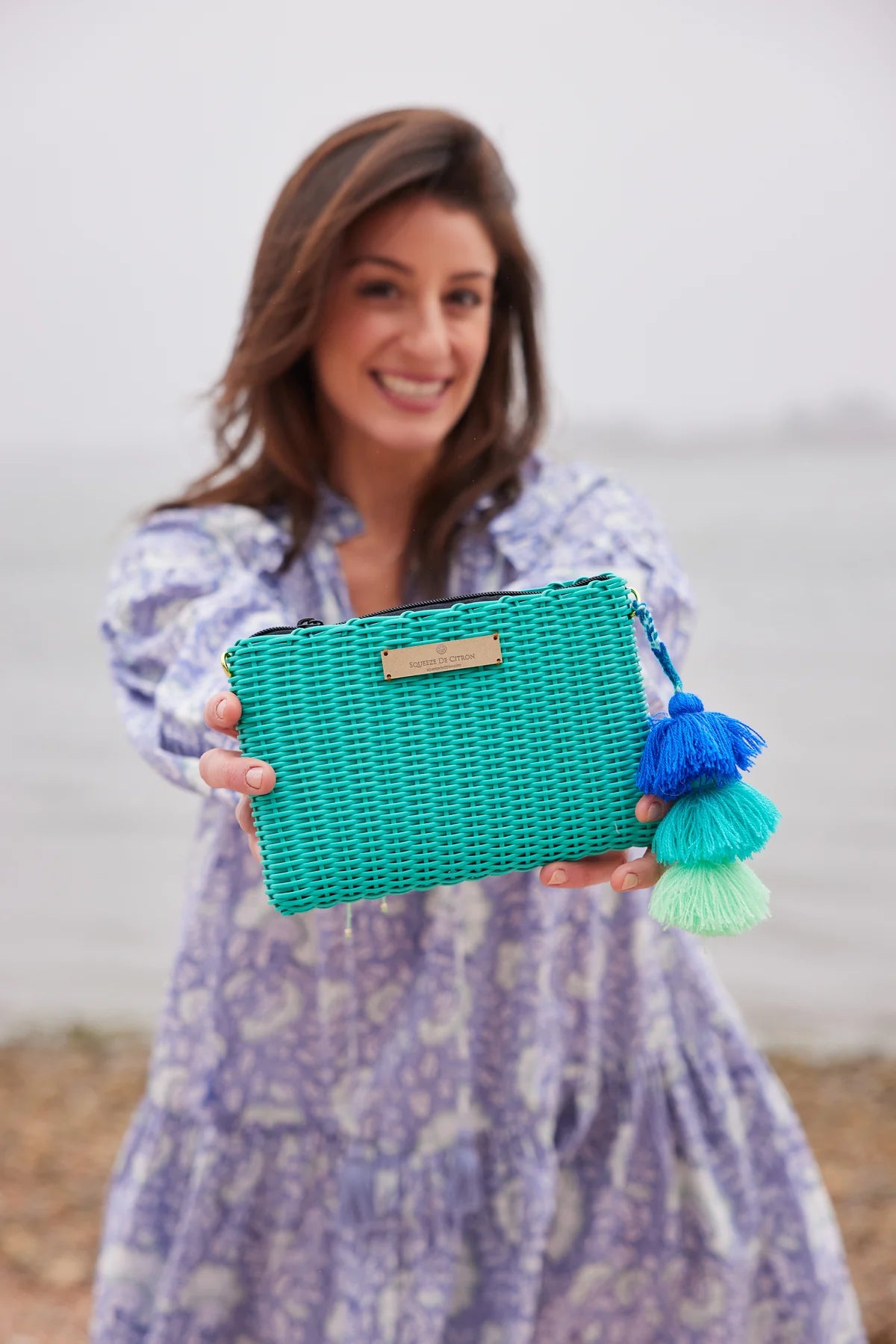 Clutch Squeeze The Citron in Jade farben