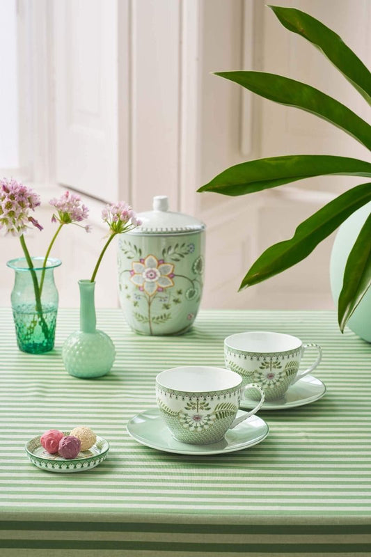 Cappuccino Tassenset Pip Studio Lily Lotus